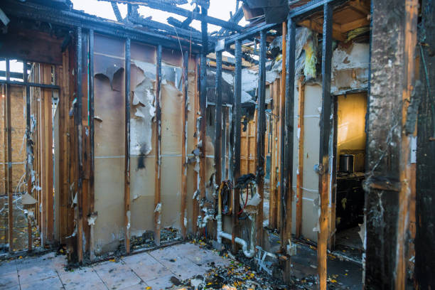 Professional Fire Damage Assessment technician working in Little Falls, MN